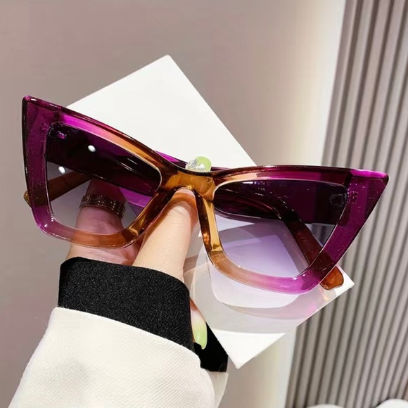Accessories - Purple Cat Eye Sunglasses